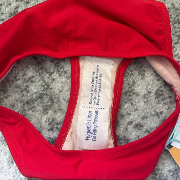 NWT Kona Sol Bikini Bottom Red High coverage Size: XS (0-2) - Picture 6 of 7